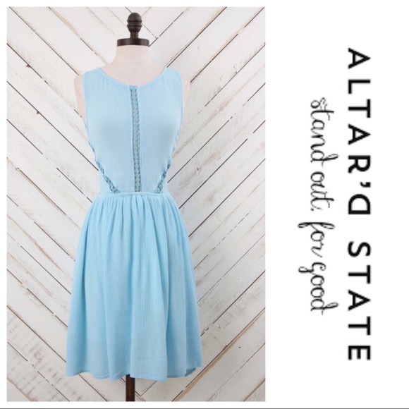 Altar'd State Dresses & Skirts - Altar’D State Blue Dress